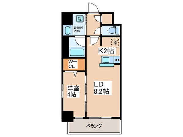 Metrosa京町堀の物件間取画像